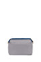 Women's Gray Long Strap Fabric Crossbody Bag 26Pbd27546F - 3