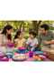 20-Piece Unbreakable Kids Dinnerware Set - Colorful Plastic Plates, Bowls, Cups, and Cutlery for Everyday Family Dining - 4