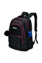 School Backpack Waterproof Book Bag with Compartments and Doll Pendant for Kids - 2