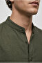 Mandarin Collar Full Sleeve Woven Shirt - 3
