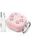 Samsung Galaxy Buds 4 / Buds 4 Pro Case, Soft Silicone Cute Retro Handheld Game Console Design - Pink