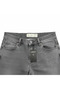 Men's Grey Casual Fit Denim Shorts - 5
