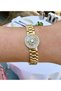Steel Watch Band Model Stylish Zircon Stone Women's Bracelet - 2