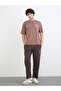 Men Relaxed Fit Joggers with Embroidery Detail