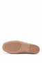 Women's Genuine Leather Beige Suede Loafer Shoes - 4