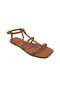 Women's Square Toe Gladiator Camel Stylish Casual Sandals