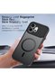 Honor 600 Compatible Case Matte Magsafe with Colored Edges Camera Protection + 9H Screen Protector Glass Set - 2