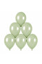 Green Color Latex Macaron Balloon (30 cm) - 6 Pieces
