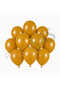 Turmeric Color Latex Retro Balloon (13 cm) - 10 Pieces