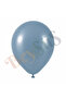 Blue Glass Color Latex Retro Balloon (13 cm) - 10 Pieces - 2