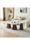 Kumo Round End Table | Multifunctional Living Room Table | Space Saving End Table | Modern Design Furniture - 2