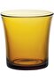 1011DB06A0111 Lys Vermeil Tumbler, Water Glass, Juice Glass, 210 ml, Glass, Amber, Pack of 6