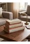 Set of 3 Wooden Leather Decorative Book Boxes |   Hidden Safe Gift Home Decor 17-22-26 cm