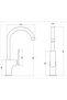 Fleko Mustang Black Sink Faucet C420 - 2