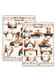 35 Card Holder Double Yoga Pose Cards Series - 2