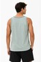 Men's sports tank top bicycle collar sleeveless summer tank top - water green - 3