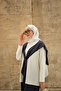 Women's Shoulder Scarf Detailed Suit Smoked - 3