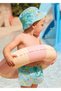 Baby Boy Swimsuit Shorts and Hat Green - 4