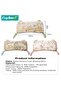 Baby Nursing Sleeping Pillow, Baby Spine Protection Pillows, Toddler Head Support Pillow with Snoothing Bars for 3+ Months Infants and Kids, Upgraded Silicone Core - 8