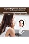 Lighted Makeup Mirror, Double Sided Mirrors, Dimmable Touch Screen, Adjustable Foldable Hand Mirror, Cosmetic Makeup Looking Glass (10X) - 4