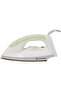 Dry Iron - Stylish Green with Ceramic Golden Soleplate, 6 Temperature Settings, and Ergonomic Handle(ME-IR3003)(1000-1200W)