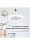 Multi-Function Ceiling LED Fan Light With Timer And Remote, 36W Flush Mount Lamp, Adjustable Wind Speed - 6