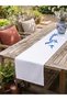 Runner 110*40 cm Design Decorative Runner Kitchen and Living Room Tablecloth White Color - 3