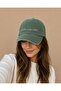 Lucky Girl Aura Embroidered Vintage Washed Cap Hat - 2