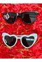 Hearted Bride Groom Couple Fun Party Bride Henna Wedding Glasses