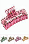 Zebra Patterned Rectangular Latch Buckle 8 cm - 2