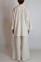 Gofre Long Shirt and Loose-Fitted Pants Set with Elastic Waist Di̇e8051 - 7