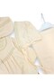 Newborn Baby Girl 5-Piece Hospital Discharge Outfit Set with Laced Jumpsuit and Solid Color Blanket - 5