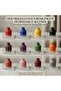 Premium - Mini Vase - Brick Color - 10cm Tall - Hand-Painted Craftsmanship - 10X7Cm - 2