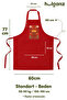 Kitchen Apron Set of 2 Stain-Resistant Water-Repellent Fabric Arrangement Chef Floral Patterned Double Apron - 5