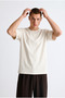 3 Pieces Men's Casual Summer Loose Basic Short Sleeve T-Shirt - 5