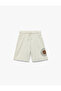 Beli Lace-Up Cotton Printed Shorts