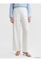 Özmarka New Season Elastic Waist Wide Leg Women's Trousers - 2