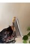Women's Bow Detailed Shiny Faux Leather Card Holder with Keychain - 3