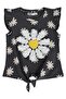 Daisy Patterned T-Shirt for 2-5 Years Old - Gray