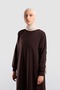 Low Sleeve Sport Cotton Dress Bitter Coffee - 4