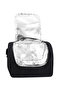 Black Tr5 Set of 2 Crinkle Fabric Thermal Lunch Box + Double Pencil Holder - 5