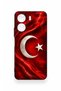 Redmi 13C Compatible Turkish Flag Patterned Silicone Case - 4