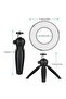 LED Photography Ring Light With Tripod Stand Set Black/White/Red - 2
