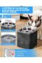 Swasto Water Fountain for Cats and Small Medium Dogs, 2L/61oz Automatic, Dog Water Dispenser, Pet Water Fountain, with Adapter Filters & 1 Pump, Super Quiet Automatic Fountain - 5