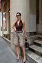 Women's Stonewashed Denim Bermuda Shorts Loose Cut Jean Shorts - 6