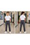 Children's High-Quality Gray School Trousers with Elastic Waist and Ties (Ages 6-16) - 3