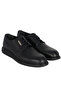 Men's Black Leather Hybrid Derby Sneaker Thick Platform Sole Casual Classic Shoes - 5