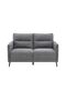 Aisha 1 Seater Fabric Sofa | Armchair | Single Seater Accent Chair | L84xW80xH93cm - Grey - 3