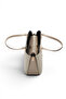 Sand - Sand Beige Houndstooth Plaid Women's Handbag Sp1205 - 3