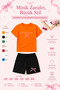 Just a Girl Printed Kids' Set – T-Shirt & Shorts 2-Piece Combination |   Trendy Summer Set for Ages 1-12